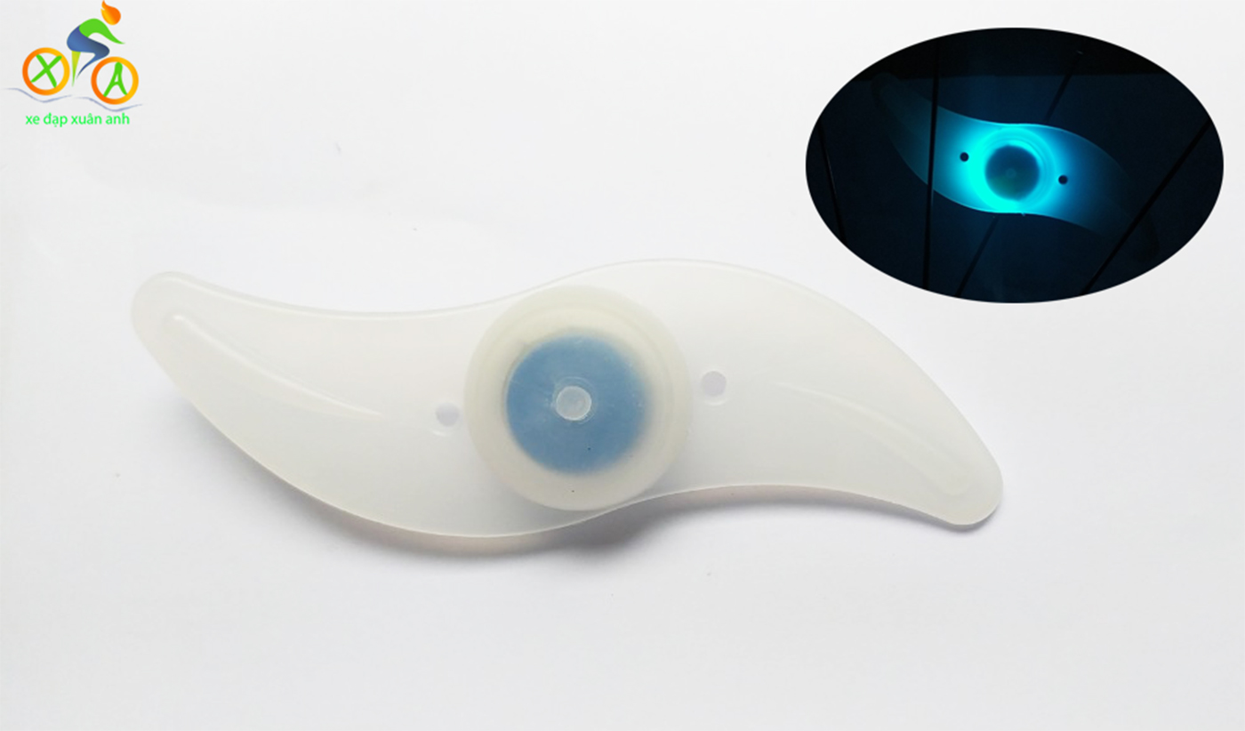 Đèn led gắn bánh xe đạp phát sáng 3 chế độ