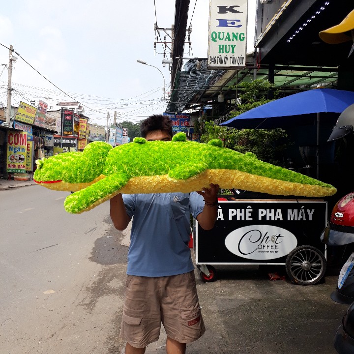🐊 🐊 Stuffed Crocodile 110cm Long – Hug It Once and You'Ll Be Addicted! 🐊 🐊