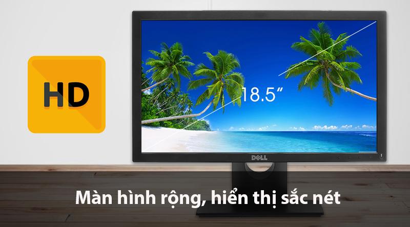 Màn Hình Dell 18.5  E1916HV (1366x768/TN/60Hz/5ms). Bảo hành 36 tháng