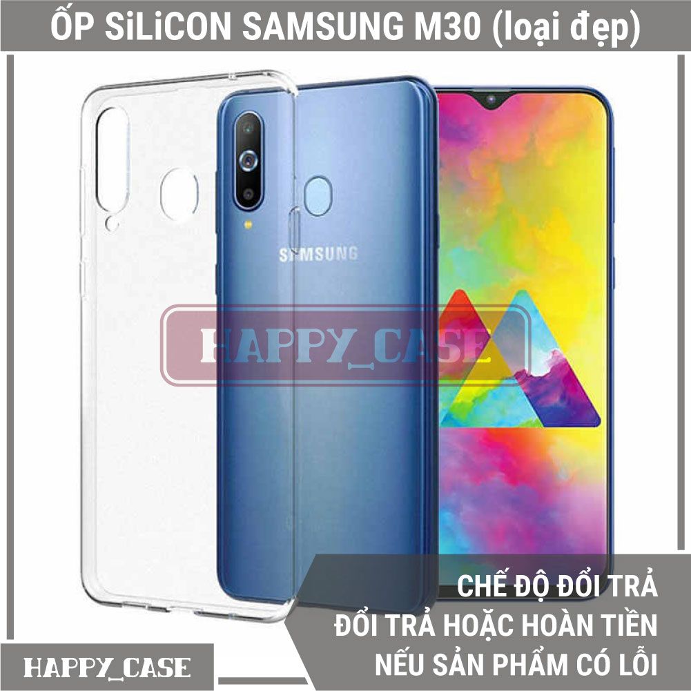 Ốp Lưng Điện Thoại Samsung M30 (Loại Đẹp) Thin Transparent Silicon