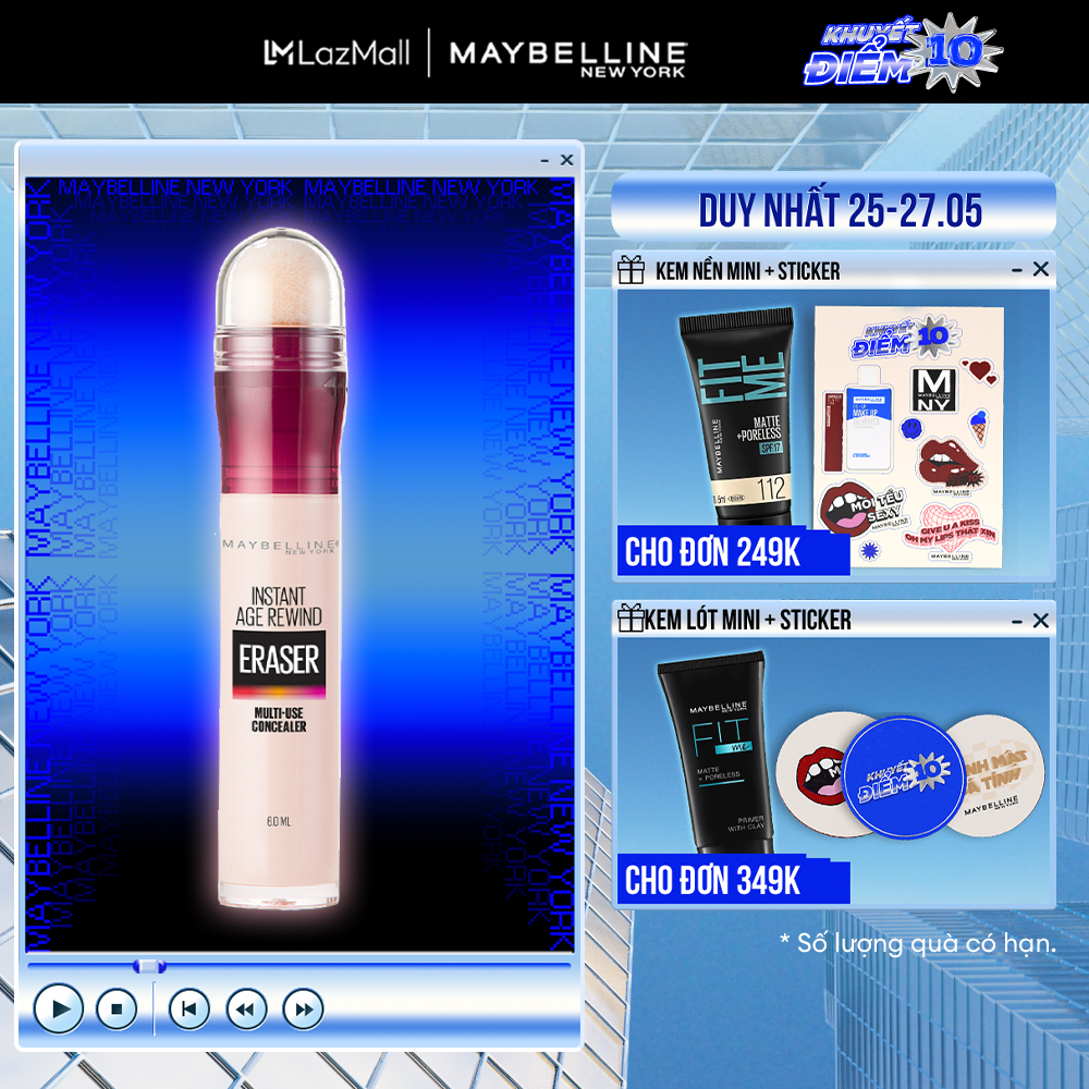 Bút Cushion Kem Che Khuyết Điểm Đa Năng Instant Age Rewind Eraser...