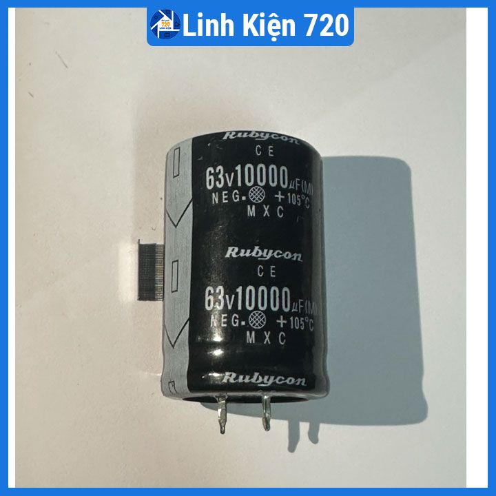 Tụ hóa 63V, tụ điện phân cực 1000uF