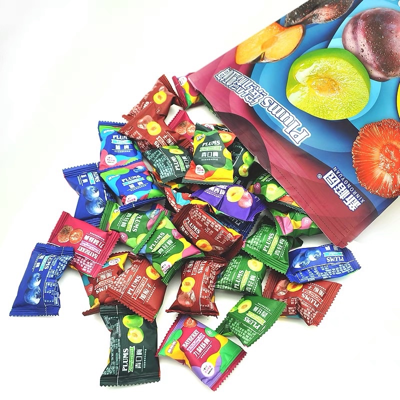 Ô mai mận Plums mix vị gói 500gr