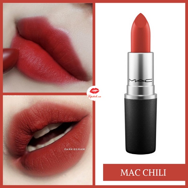 Son Lì MAC Matte Lipstick 626 Whirl Màu Nâu Đất Tây 646 Marrakesh Đỏ Nâu 602 Chili