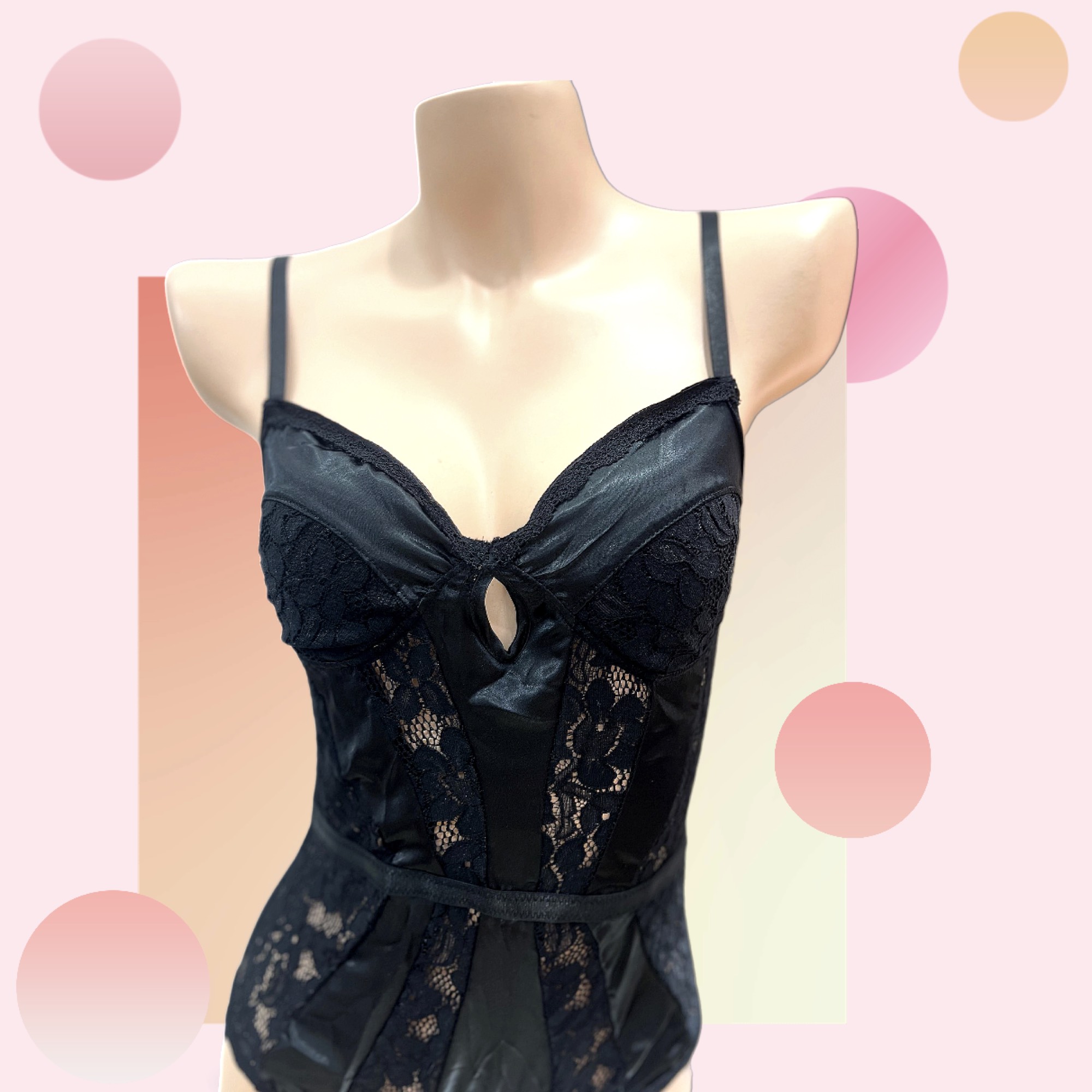 [HCM]Bodysuit Ren Chữ V - B.Lingerie