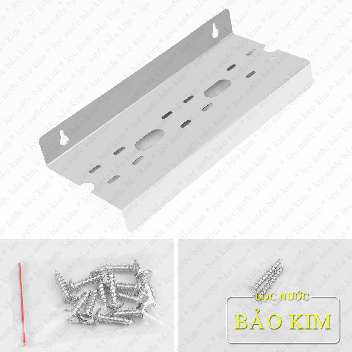 [HCM]Giá treo Inox bộ 03 ly lọc 10 inch - Kèm ốc vít và tắc kê