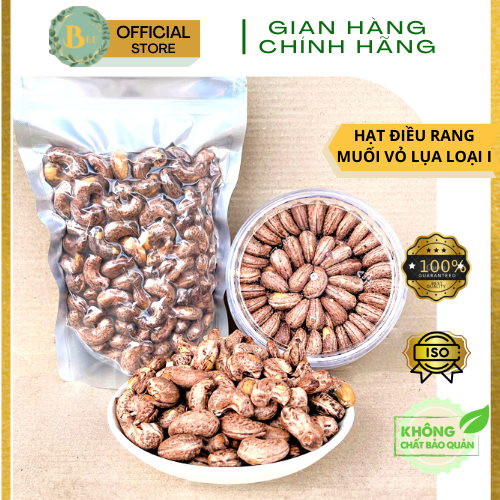 Roasted cashew nuts salt raw silk 500gr