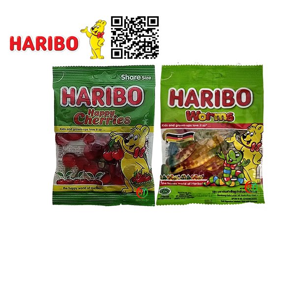 (HSD 2025) Kẹo dẻo Haribo của Đức gói 80g