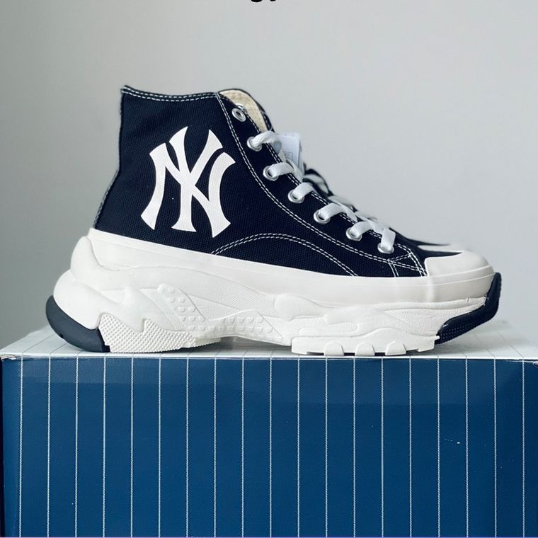 Giày Thể Thao Nam nữ MLB Chunky High Black ( Full box)