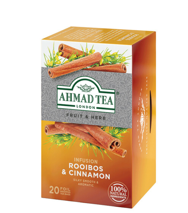 Ahmad rooibosch & cinnamon tea 30g
