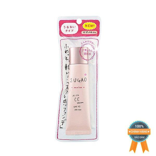 Kem Nền Sugao Airfit CC Cream Moist SPF23 PA+++ - 25g (Tông Tự Nhiên)