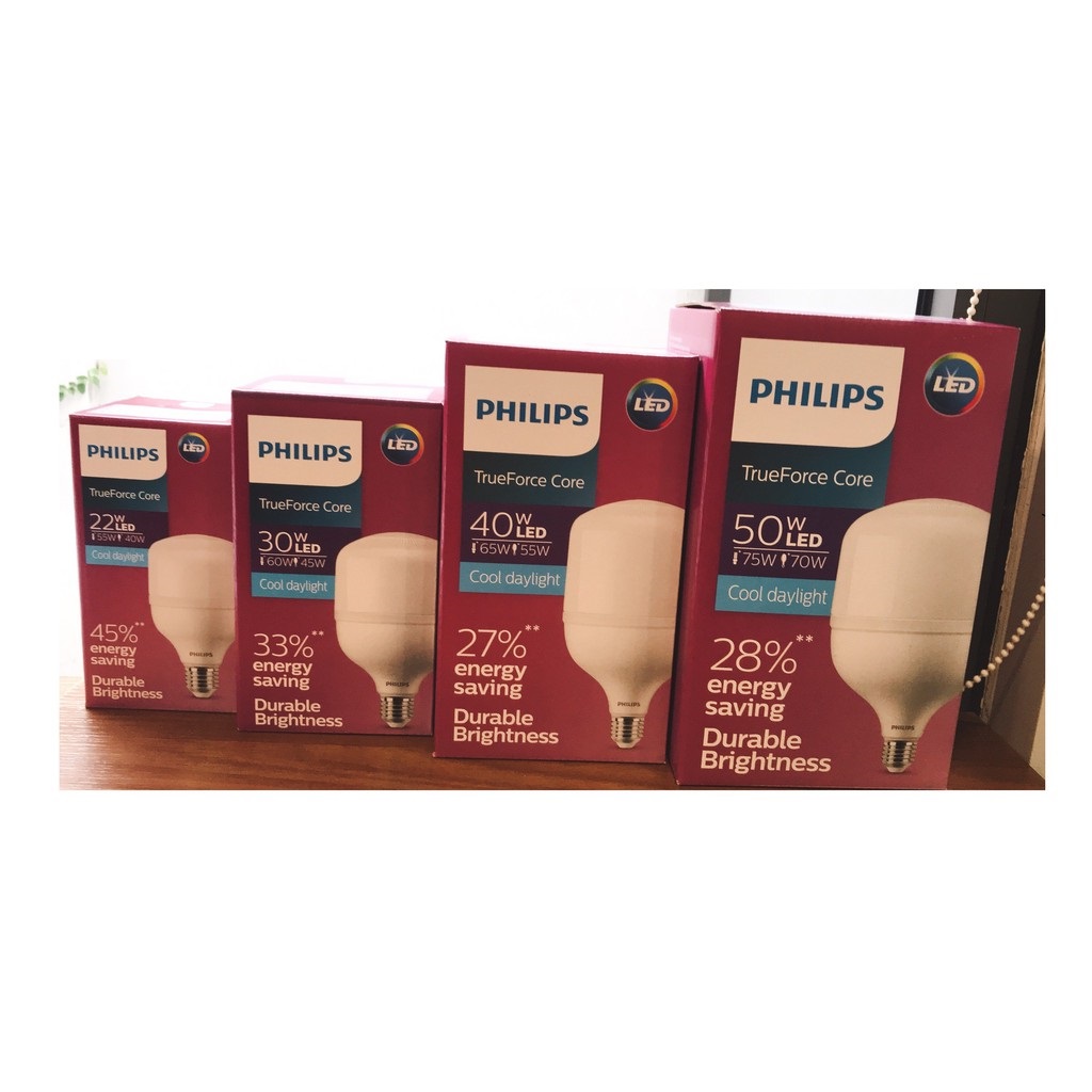 BÓNG ĐÈN LED TRỤ 22W PHILIPS HI-LUMEN TFORCE CORE GEN3 ( CHỐNG CÔN TRÙNG XÂM NHẬP – TIẾT KIỆM ĐIỆN NĂNG )