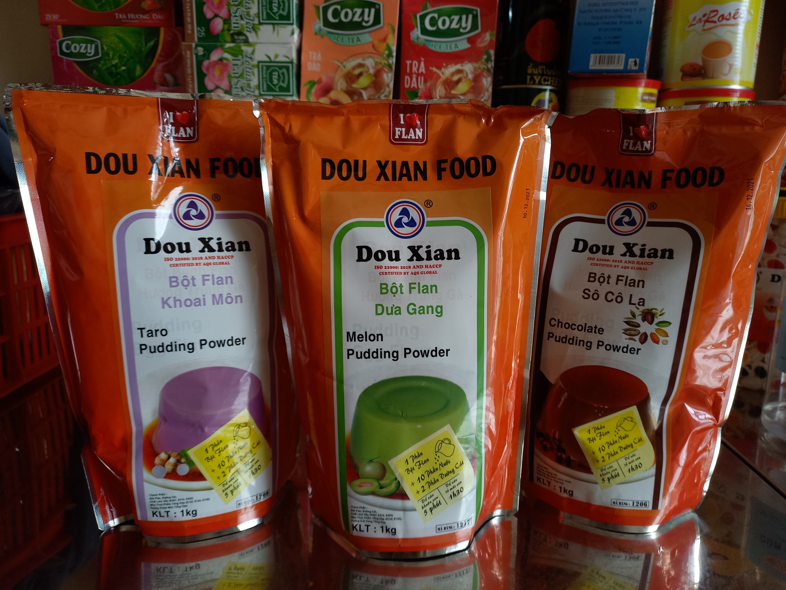 BỘT FLAN DƯA GANG DOUXIAN - 1KG