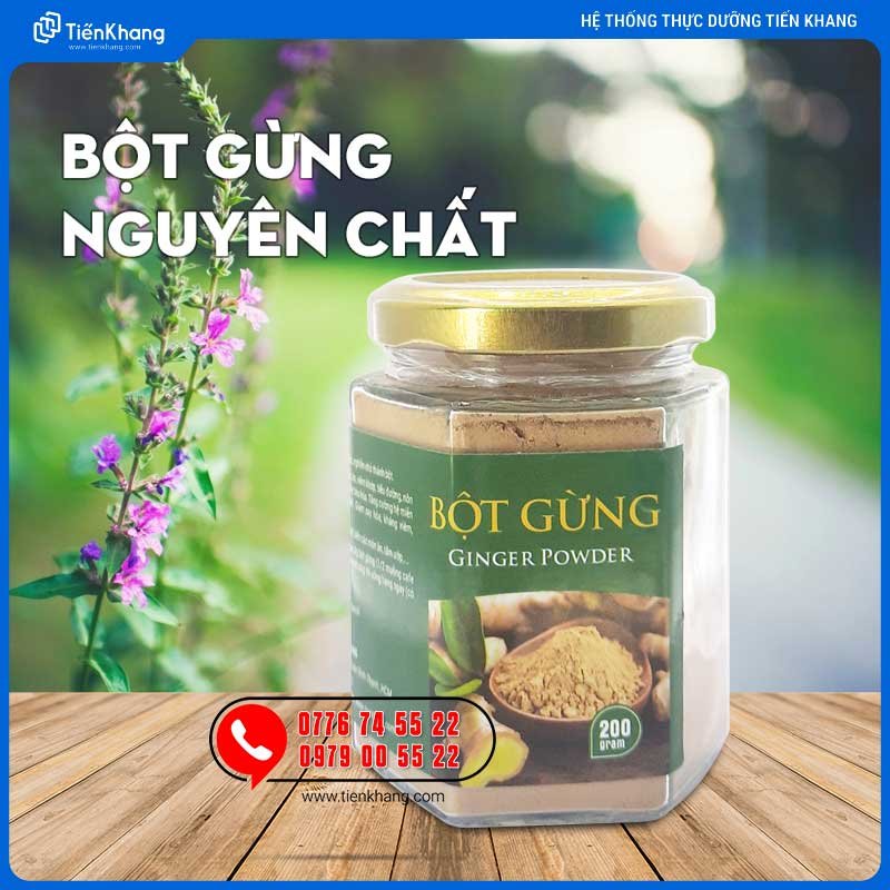 Bột Gừng Nguyên Chất - Hũ (200gram)