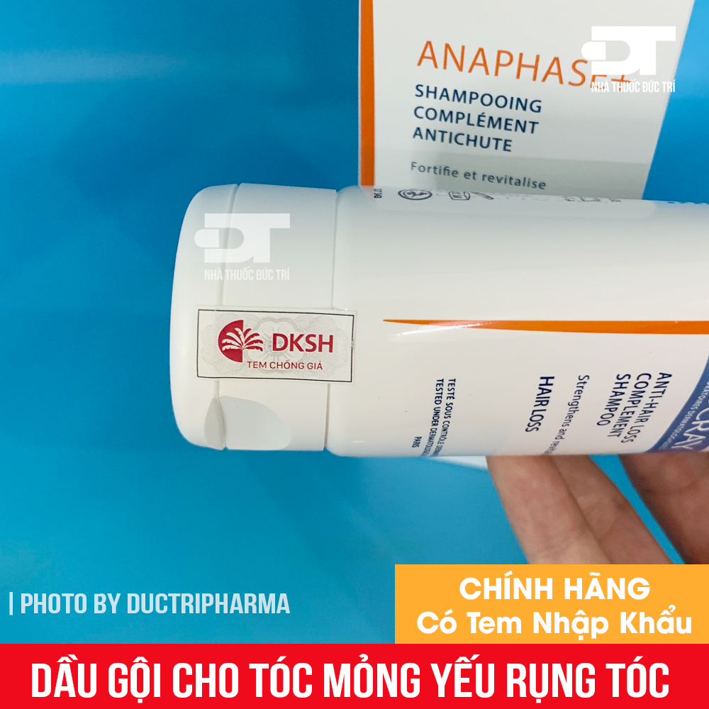 Dầu gội giúp giảm rụng tóc ducray anaphase+ shampoo 200ml