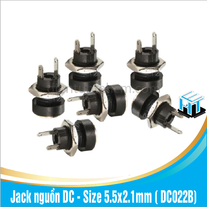 Combo 5 Jack nguồn DC - Size 5.5x2.1mm ( DC022B)