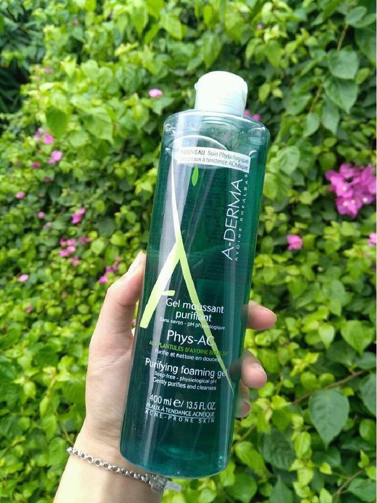 Sữa rửa mặt cho da mụn nhạy cảm A-Derma