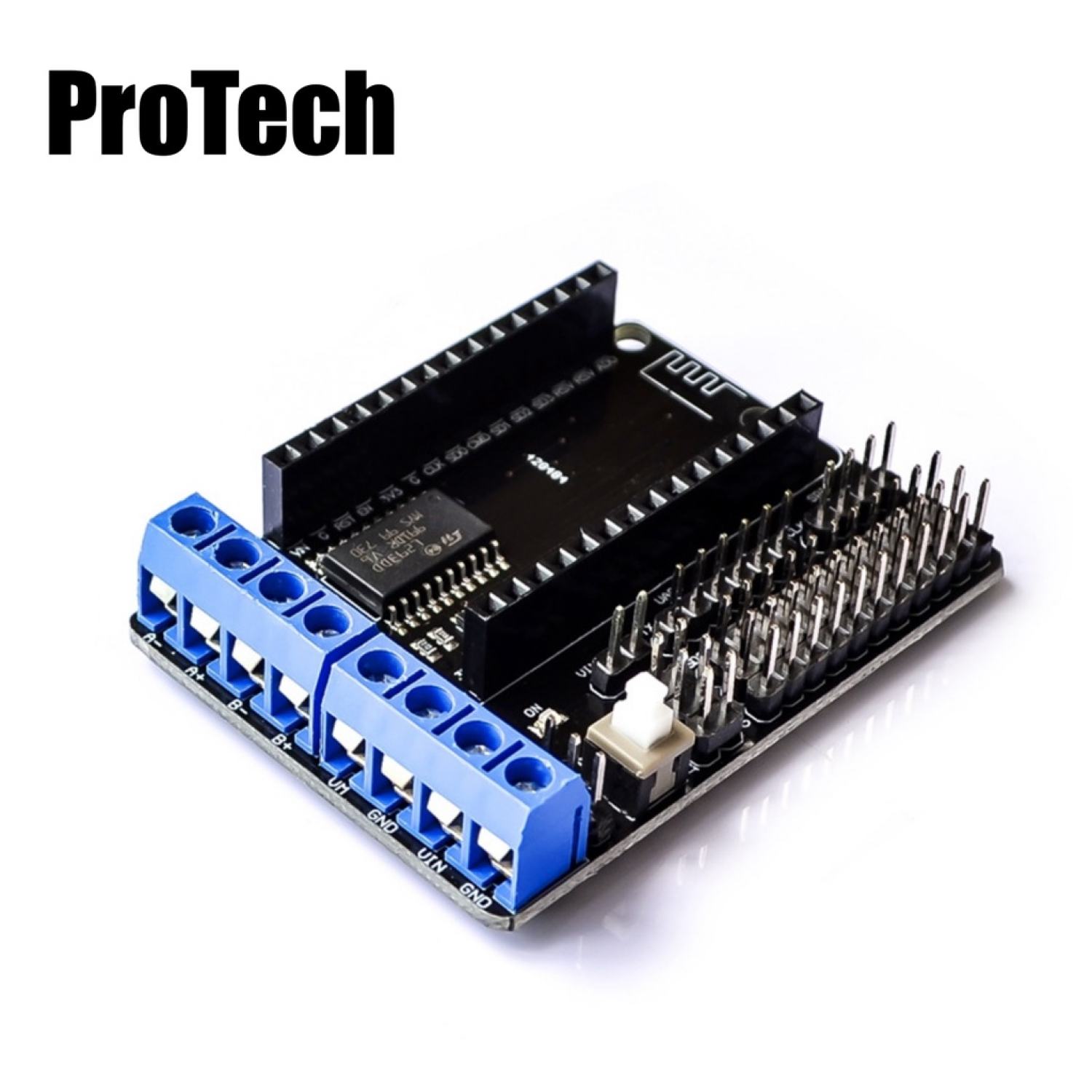 Đế Ra Chân Cho Node MCU ESP8266 CP2102 (Board Motor Driver L293D)