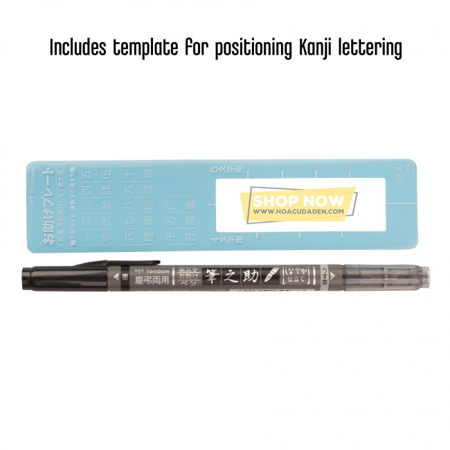 [HCM]Bút Brush TOMBOW Fudenosuke Thư Pháp Calligraphy 2 Đầu