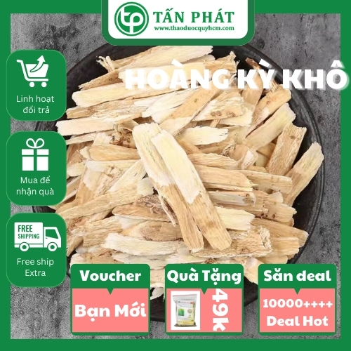 [Hàng mới về] Hoàng kỳ sấy khô 1kg - Tấn Phát - Hỗ trợ cải thiện sức khoẻ cực kỳ hiệu quả