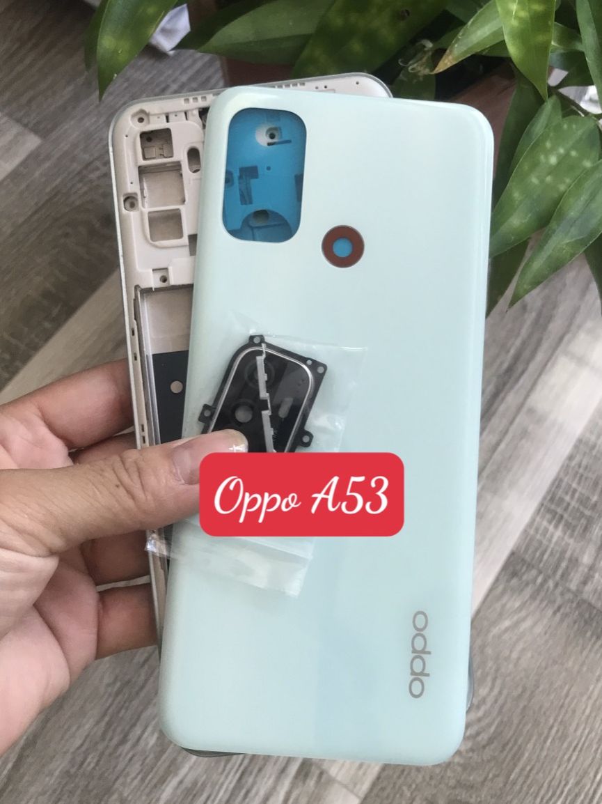 Bộ vỏ zin oppo a53 / oppo a32 zin - kèm nút bấm và kính camera