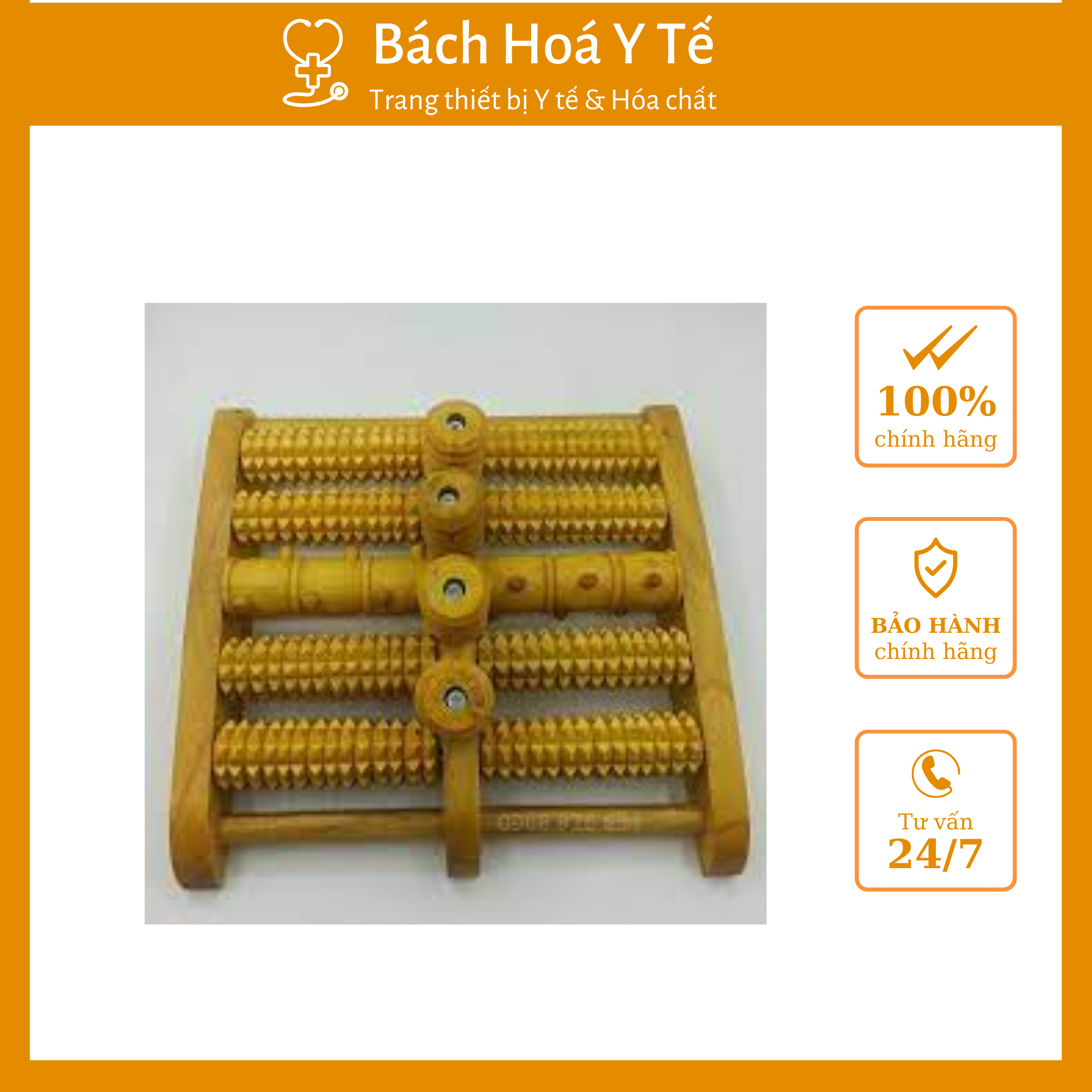 Bàn lăn chân gỗ massage bấm huyệt thư giãn