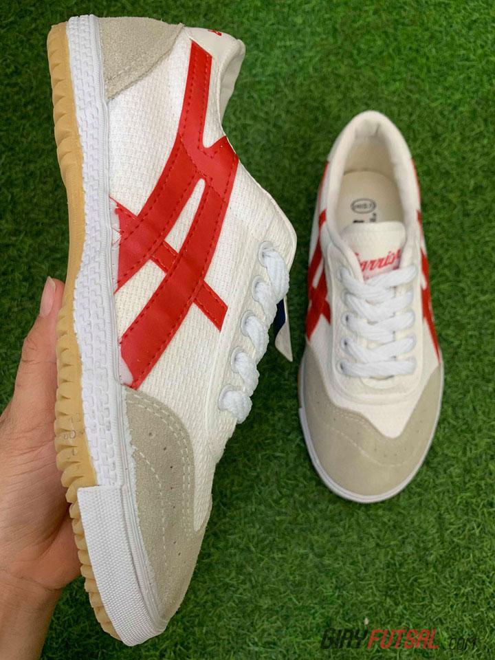 [HCM]Giày Bata Warrior 27A - Trắng Đỏ