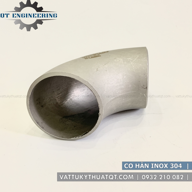 Co Hàn 90 Độ Inox 304 - SCH10 | VATTUKYTHUATQT.COM