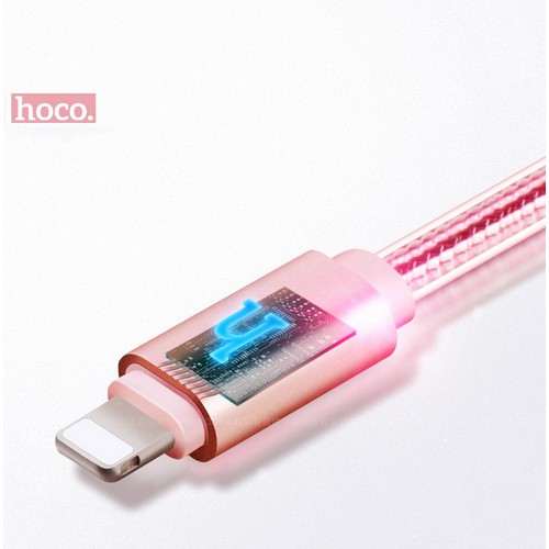 NLVSHOP - CÁP HOCO IPHONE UPL12 CÓ ĐÈN BÁO SẠC PIN DÀI 1M2