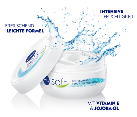 Kem Dưỡng Ẩm Nivea Soft Hủ 200ml (Đức)