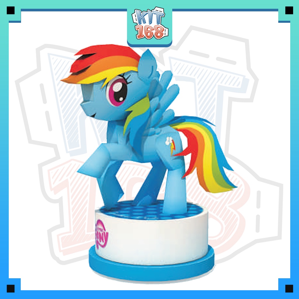 Mô hình giấy Anime Game Rainbow Dash - My Little Pony