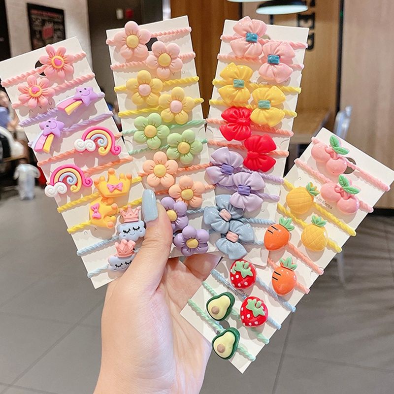 Set 30 dây buộc tóc cho bé siêu dễ thương