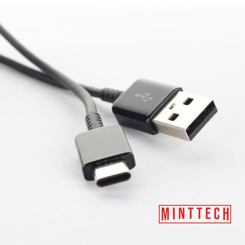 Combo 2 Dây cáp sạc nhanh S9 USB Type C MintTech MADEINVIETNAM. Cáp chuẩn cho Samsung Galaxy S9,Note9,điện thoại oppo, xiaomi, sony
