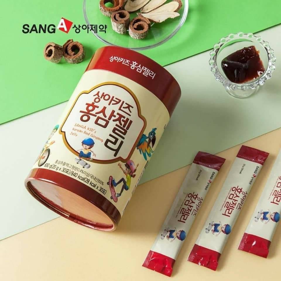 [HCM]{HÀNG CHÍNH HÃNG} Thạch hồng sâm baby SANGA KIDd