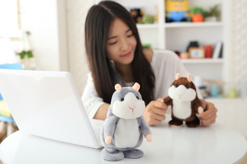 [HCM]Chuột Hamster đồ chơi biết nói biết đi [đồ chơi cho bé - no box]