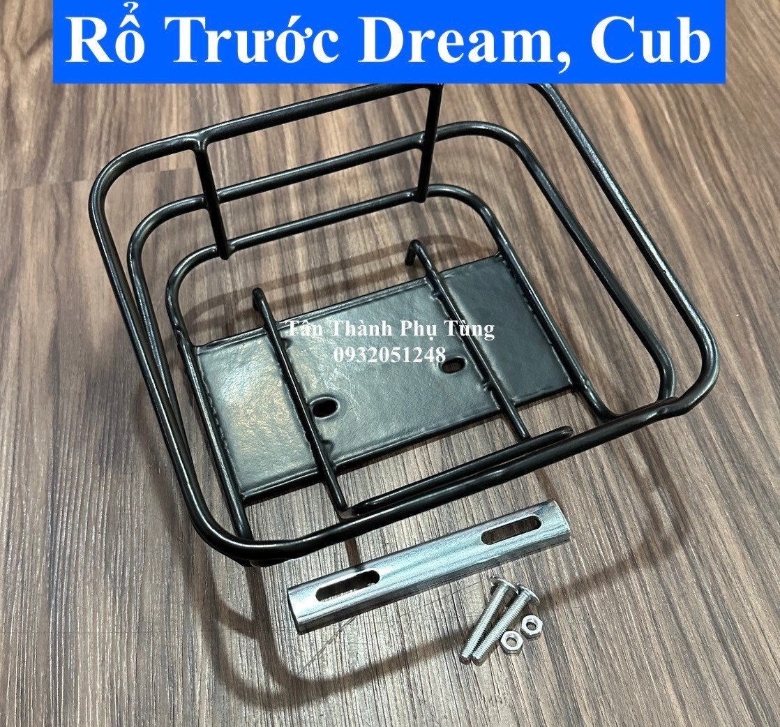 Rổ dream, cub kiểu gtr - màu đen phutungxe