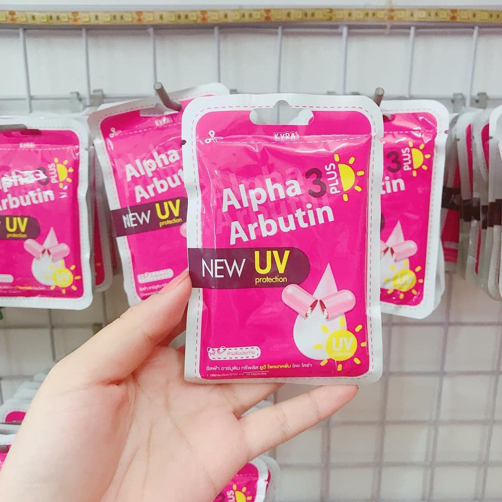 [Alpha Arbutin] Hộp 10 Viên Kích Trắng Thái Lan