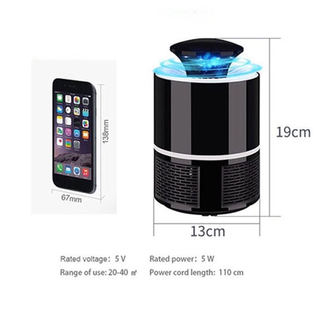 Đèn bắt muỗi thông mình hình trụ Nano Wave 365