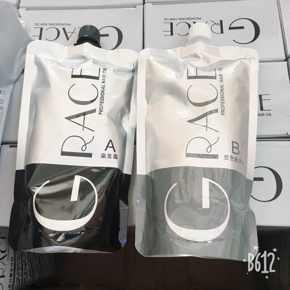 NHUỘM PHỦ BẠC GRACE DẠNG TÚI 480ml x2