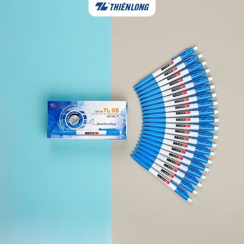 (1 Cây) Bút Bi Thiên Long TL-08 Ngòi 0.8mm