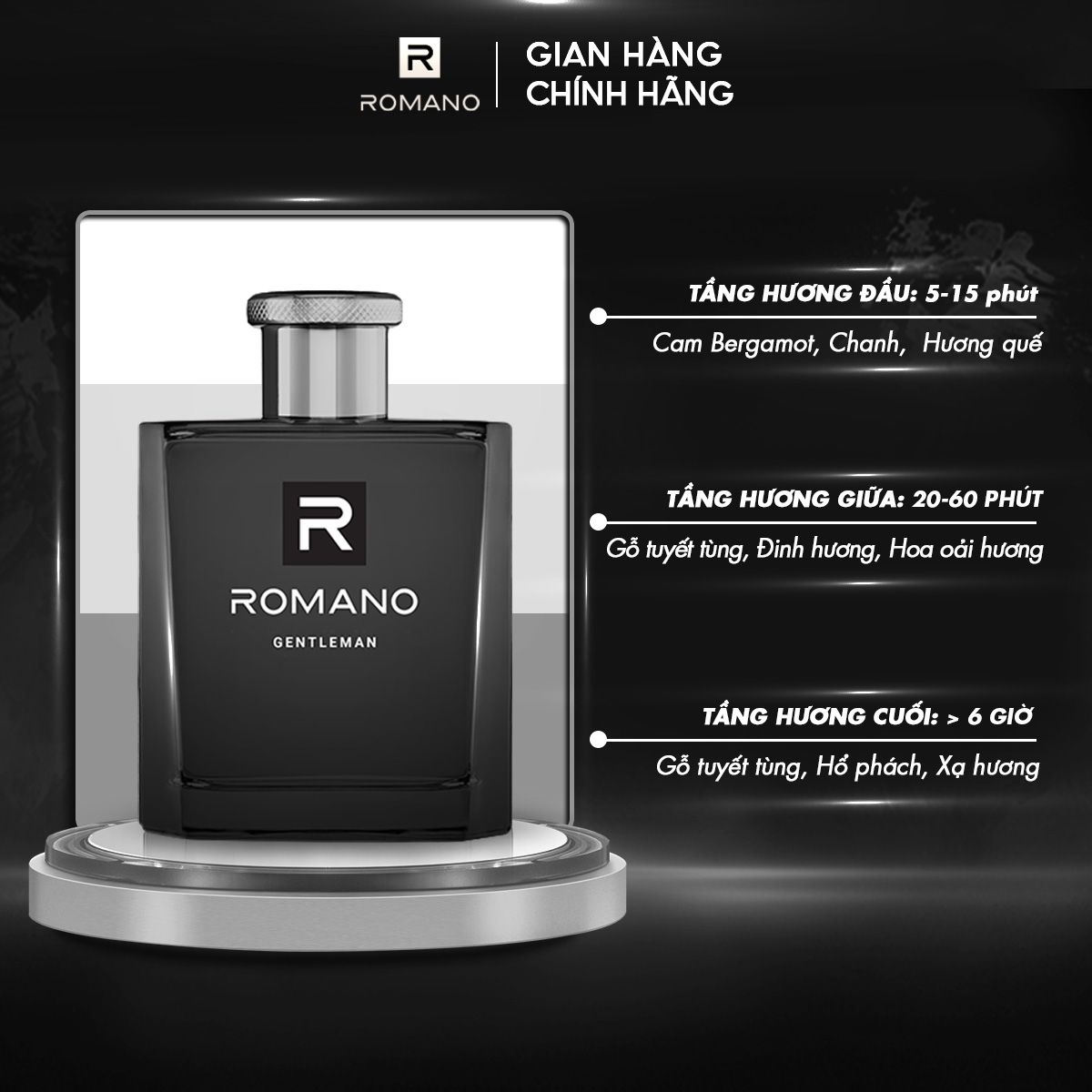 Nước hoa Romano Gentleman 50ml