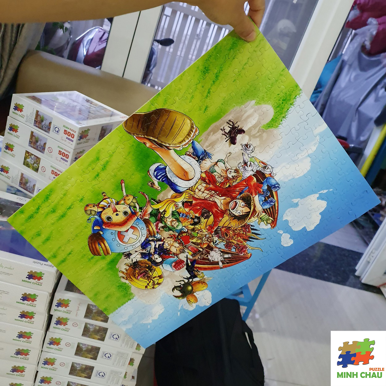 Bộ Tranh Xếp Hình Minh Châu 330 Mảnh – Doraemon (Kích Thước 30x44cm)