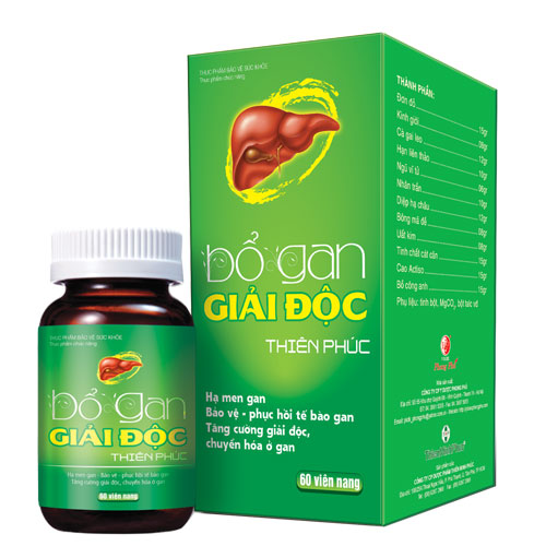 Bổ Gan Giải Độc Thiên Phúc - Hỗ trợ bổ gan, tăng cường chức năng gan