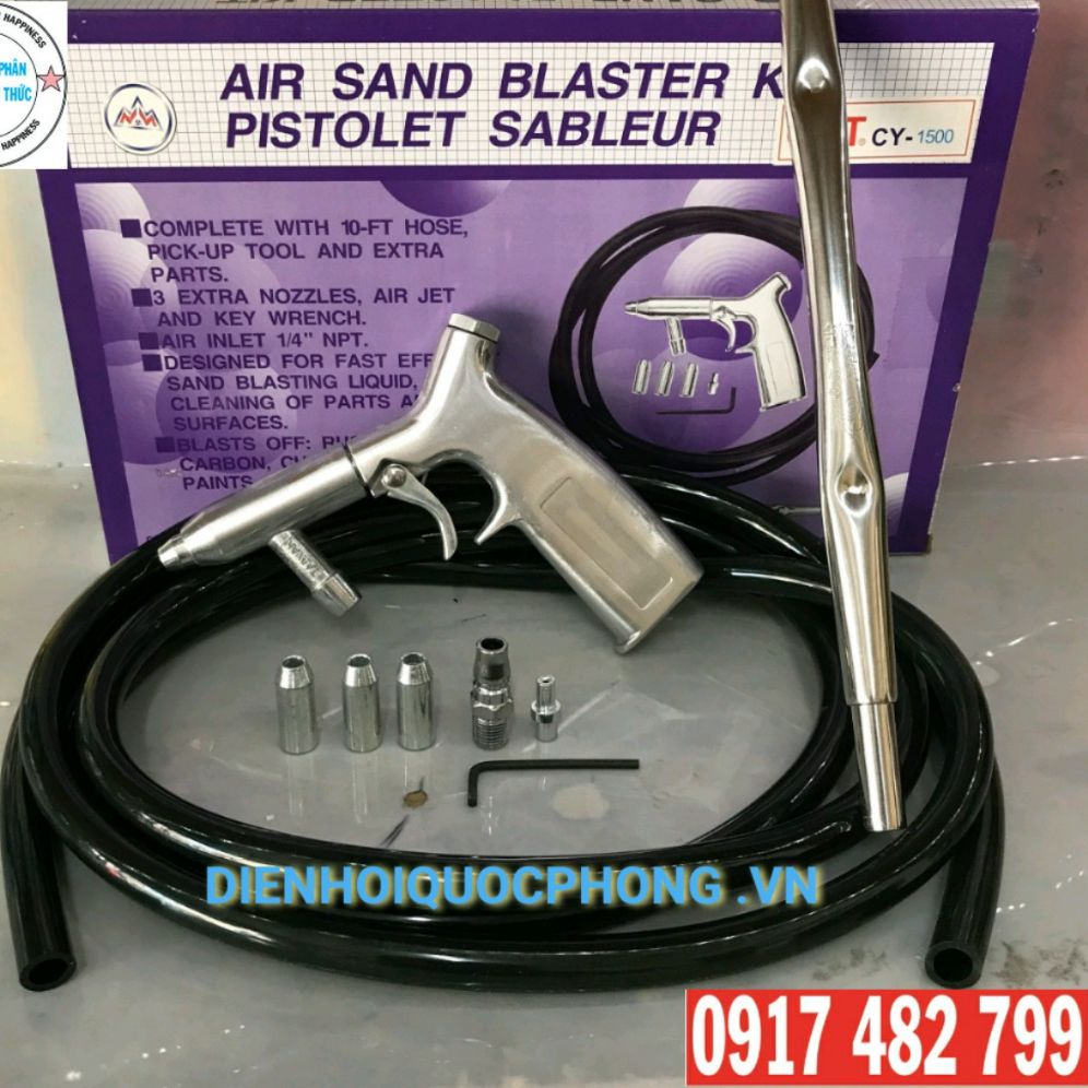 Dụng cụ phun cát cyt dùng hơi