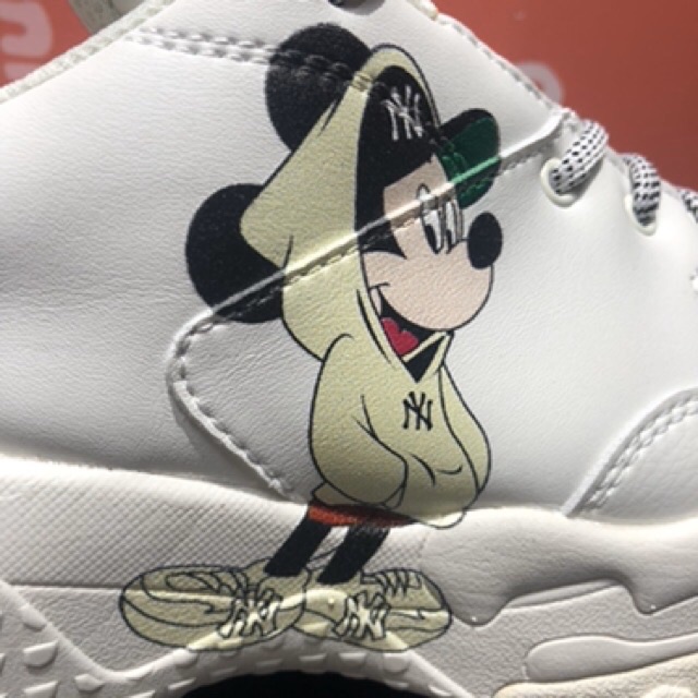 [TẶNG HỘP+TÚI MLB] Giày thể thao MLB chuột mickey vàng hàng cao cấp