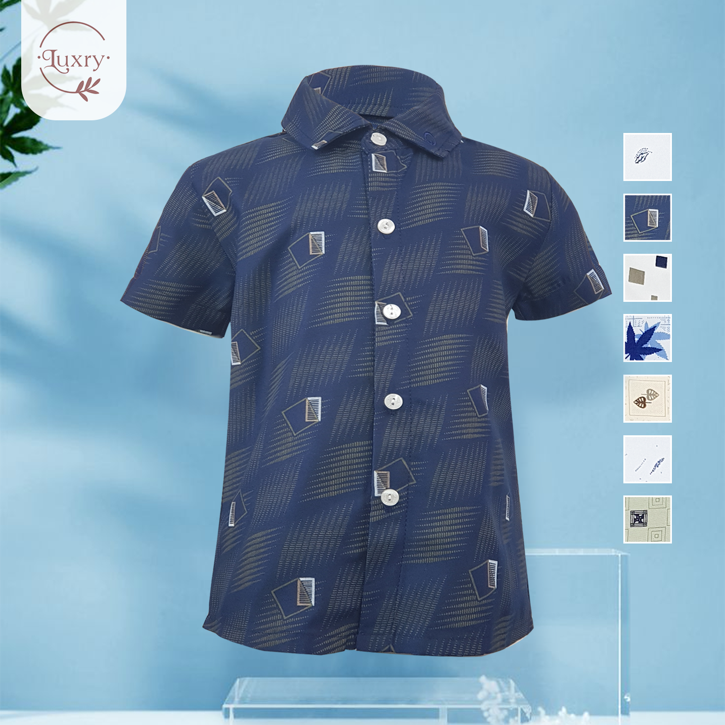 Áo sơ mi Premium Luxry cho bé trai, phong cách sang trọng lịch lãm