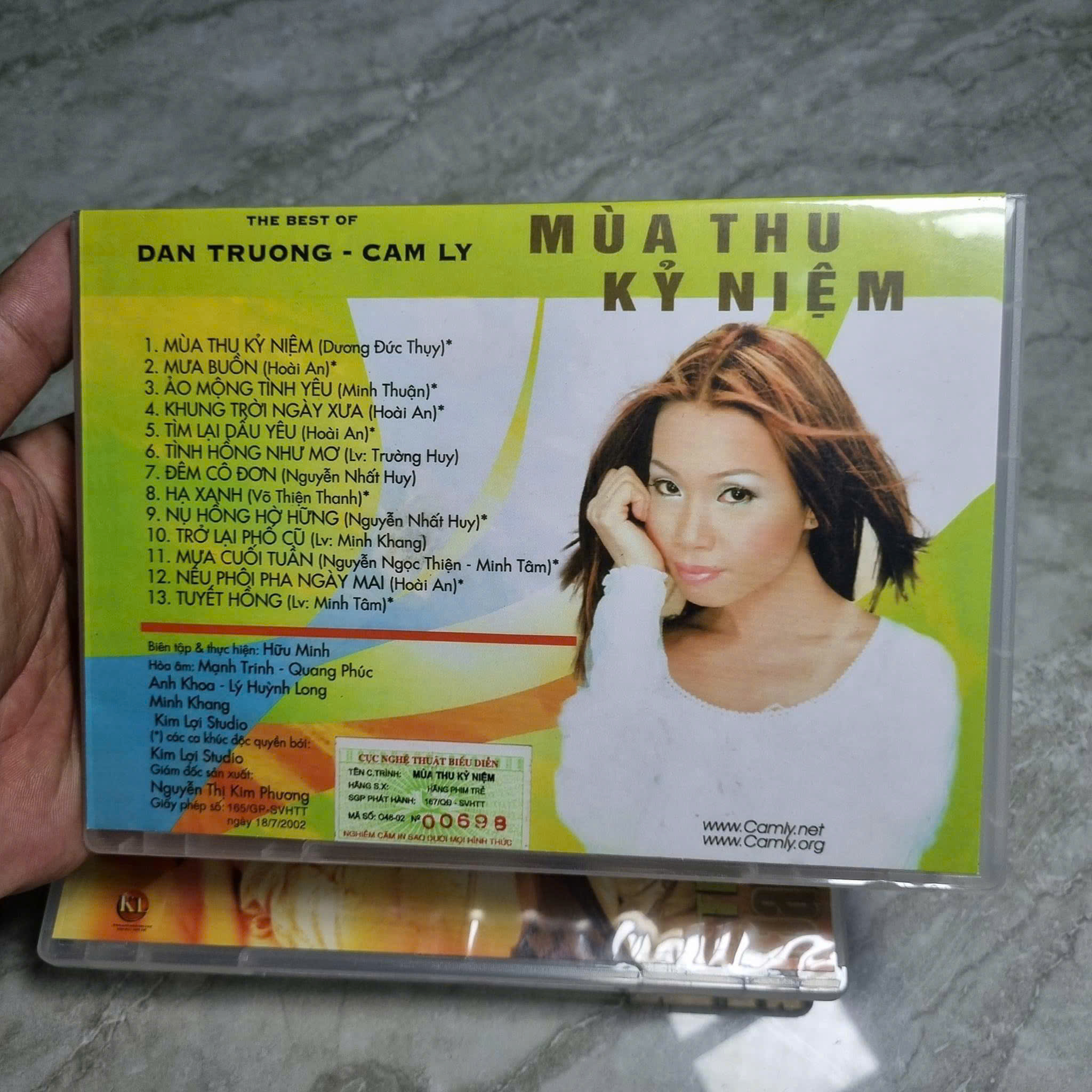 Đan Trường, Cẩm Ly - Mùa Thu Kỷ Niệm [ Có Booket ] Kim Lợi CD
