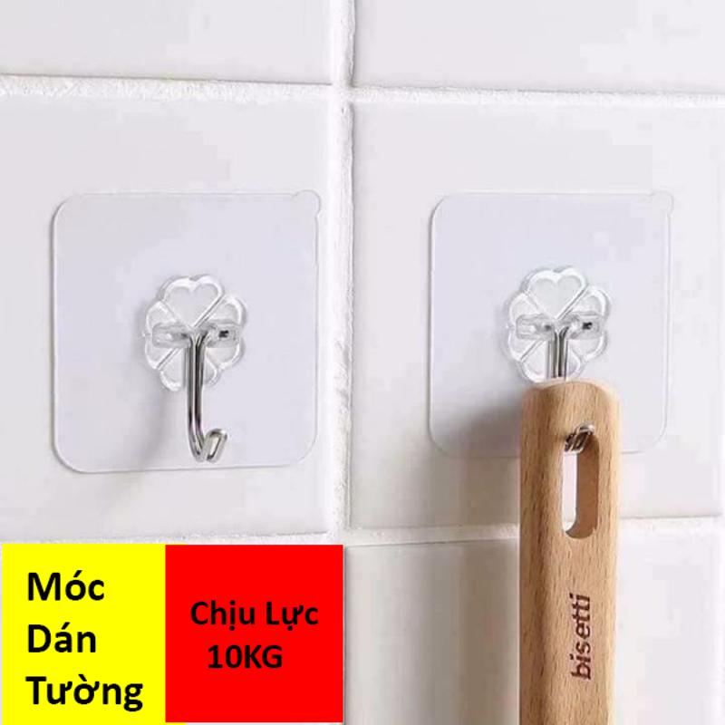 [HCM]Móc dán tường siêu dính trong suốt ( bộ 10 móc dán )