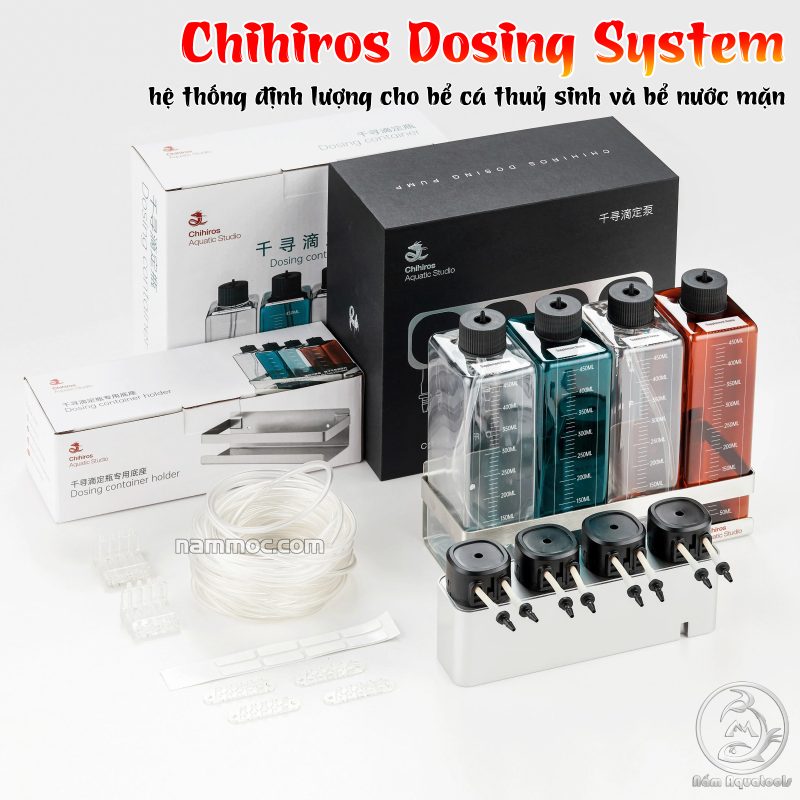 Chihiros dosing system | hệ thống định lượng dành cho bể cá nước ngọt và nước mặn