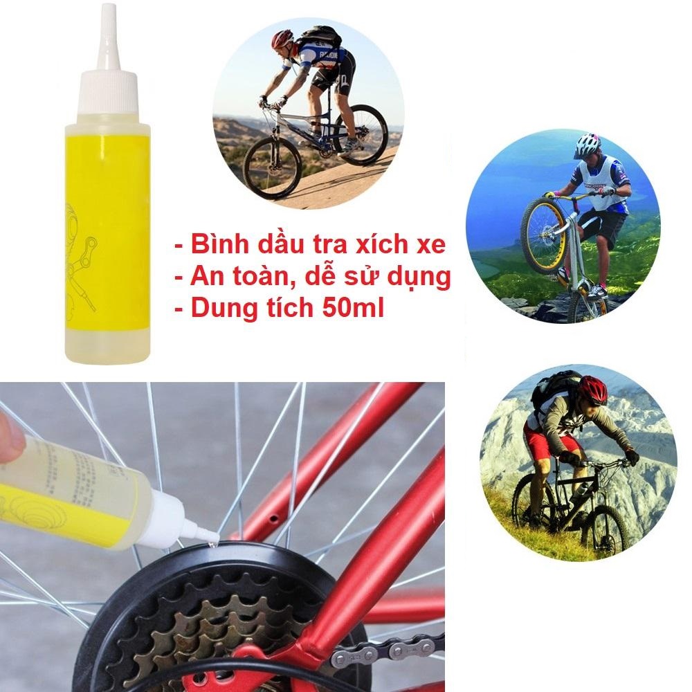 Dầu tra xích xe đạp bánh răng